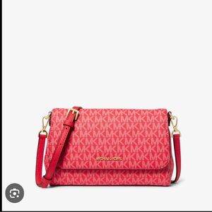 NWOT Micheal Kors Medium Logo Convertible Crossbody bag